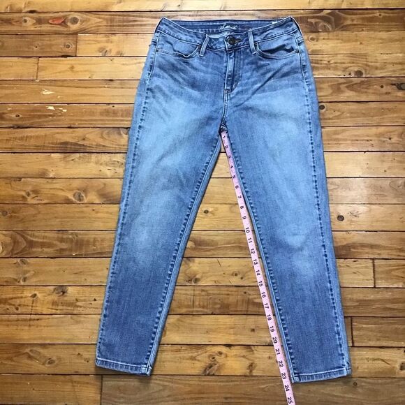 Y2K levis jeans size 29 jegging mid/high rise waist stretch lightwash blue denim - Picture 8 of 13